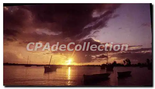 Cartes postales moderne L'Ile Maurice Mauritius Crepuscule a grand Baie