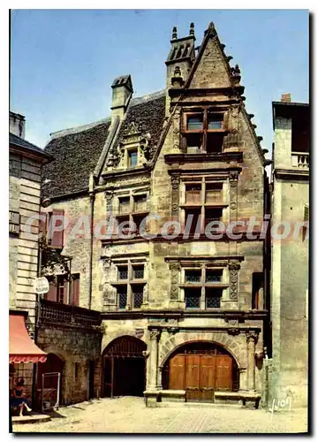 Moderne Karte Couleurs et Lumiere de France Sarlat Dordogne Maison natale d'Etienne de la Boetie