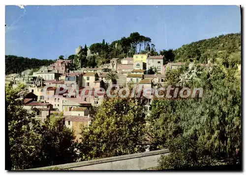 Cartes postales moderne Reflets de la Cote des Maures Bormes les Mimosas Var Vue generale de vieux Village Provencal