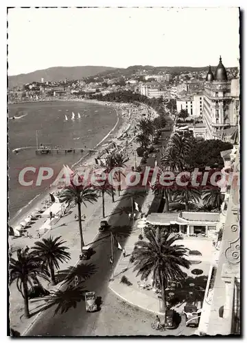 Cartes postales moderne La Cote d'Azur Cannes La Croisette et le Suquet