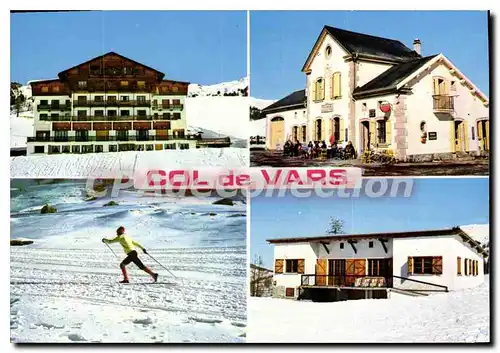 Cartes postales moderne Les Alpes col de Vars Le Refuge Napoleon Le Grand Chalet Le Spoutnik