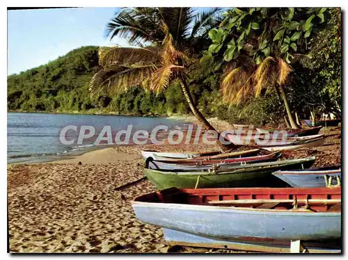 Cartes postales moderne Bateaux saintois sur la plage Saintes