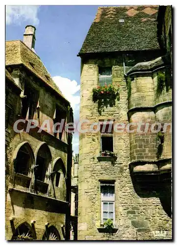 Moderne Karte Sarlat Dordogne Plamon