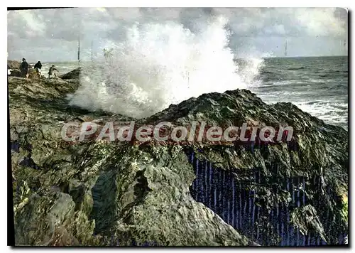 Cartes postales moderne La Corniche Vendeenne Sion sur l'ocean Vendee Saint Hilaire de Riez Le jet d'eau