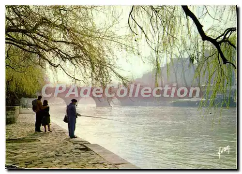 Moderne Karte Couleurs et Lumiere de France Paris La Seine au Pont Neuf