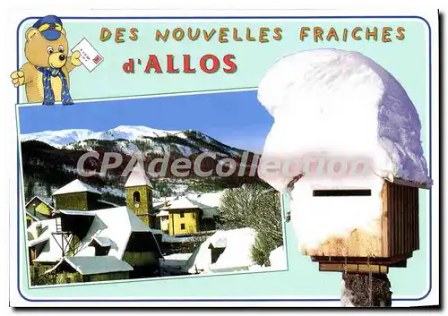 Cartes postales moderne Allos Alpes de Haute Provence