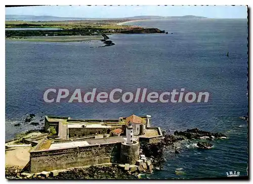 Cartes postales moderne Pres du Cap d'Agde Herault Le Fort brescou vu du ciel