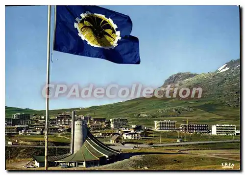 Cartes postales moderne Alpe d'Huez Isere La Plateforme superleure Notre Dame des Nelges