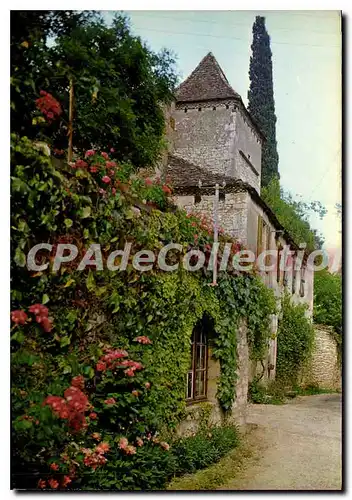 Cartes postales moderne Saint Sozy Lot Une rue fleurie au coeur de la cite