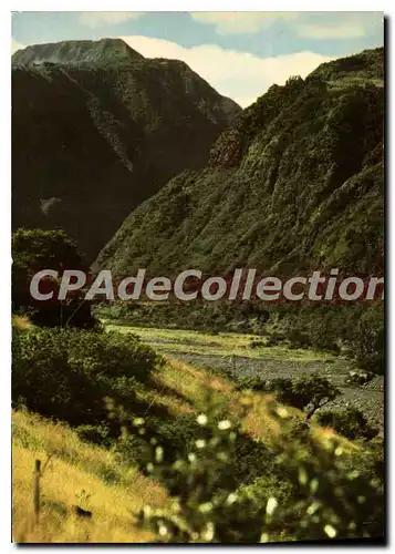 Moderne Karte Ile de la Reunion Riviere des Galets Vue de Sainte Therese