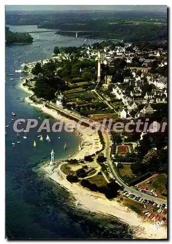 Moderne Karte La Bretagne en Couleurs Benodet Les plages devant la route de corniche