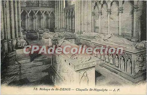 Ansichtskarte AK Abbaye de St Denis Chapelle St Hippolyte