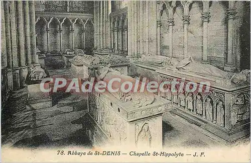 Cartes postales Abbaye de St Denis Chapelle St Hippolyte