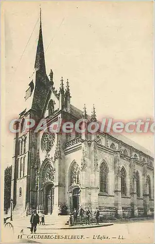 Ansichtskarte AK Caudebec les Elbeuf L'Eglise