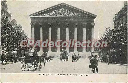 Cartes postales Paris La Madeleine Rue Royale