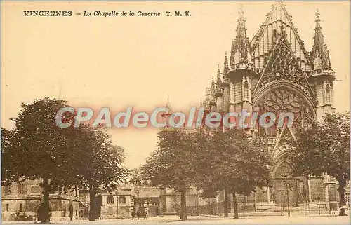 Ansichtskarte AK Vincennes la chapelle de la Caserne