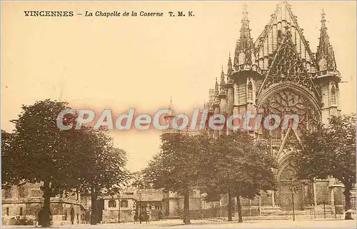 Cartes postales Vincennes la chapelle de la Caserne