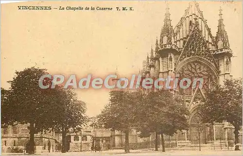 Ansichtskarte AK Vincennes la chapelle de la Caserne