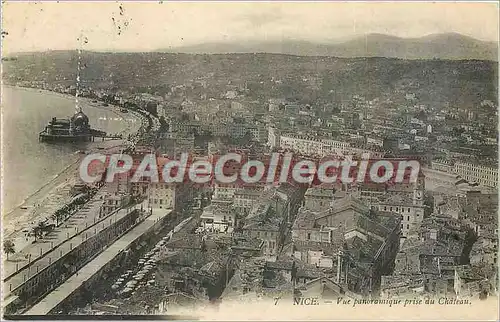 Cartes postales Nice Vue panoramique prise du Chateau