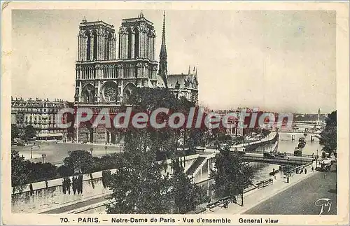 Cartes postales Paris N D de Paris Vue d'ensemble