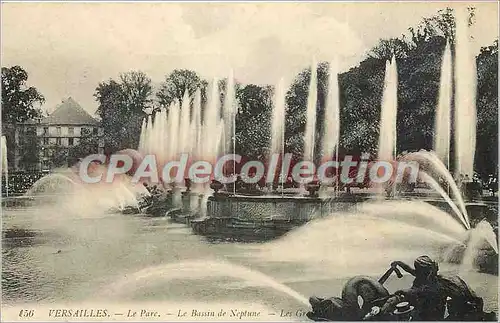 Cartes postales Versailles Le Parc le Bassin de Neptune