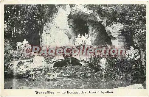 Cartes postales Versailles Le Bosquet des Bains d'Apollon