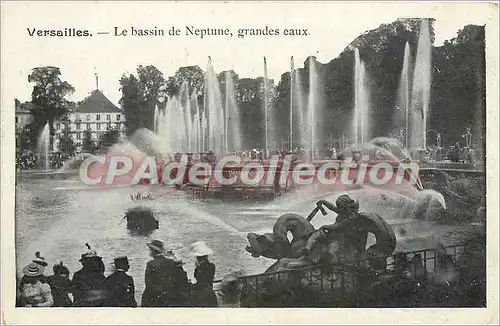 Ansichtskarte AK Versailles Le Bassin de Neptune grandes eaux