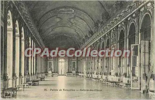 Cartes postales Versailles Palais Galrie Glaces