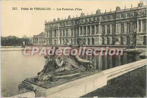 Cartes postales Versailles Palais les Parterres d'Eau
