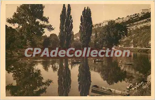 Ansichtskarte AK Besancon (Doubs) Le Doubs au pied de la citadelle