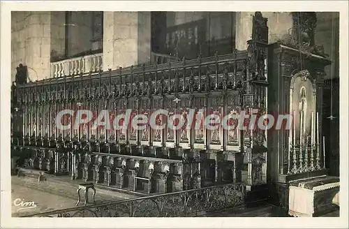 Cartes postales Cathedrale de Saint Claude (Jura) Ensemble des magnifiques Stalles (XVe s) Cote Sud