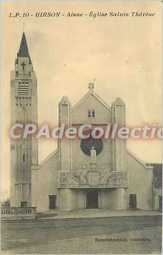 Cartes postales Hirson Aisne Eglise Sainte Therese