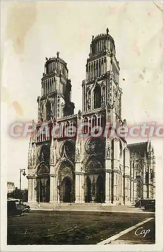 Cartes postales Orleans Cathedrale Ste Croix la Facade