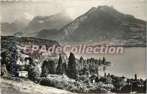 Cartes postales Menton St Bernard Vue generale avec le Roc de Chere et le Massif des Bauges