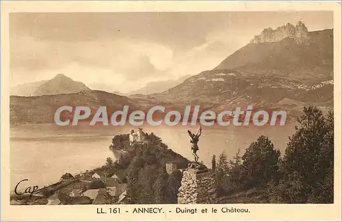 Cartes postales Annecy Duingt et le chateau