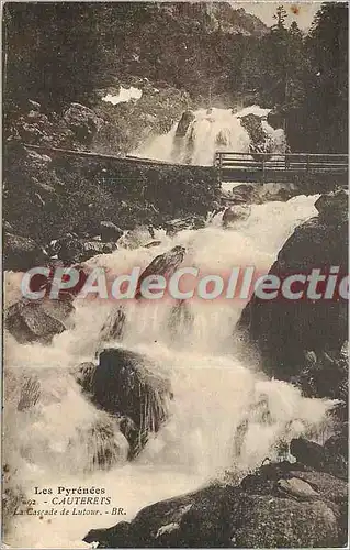 Cartes postales Pyrenees Cauterets La Cascade de Lutour