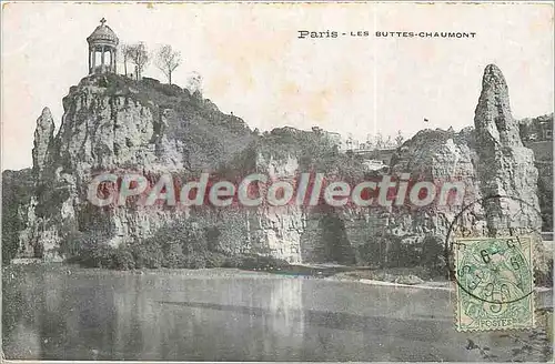 Cartes postales Paris les Buttes Chaumont