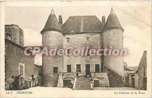 Ansichtskarte AK Nemours Le Chateau et la Tour