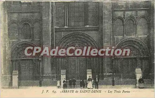 Cartes postales Abbaye de Saint Denis Les Trois Portes