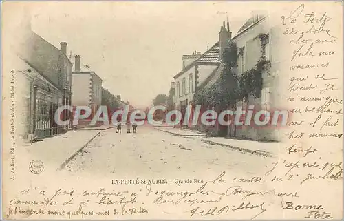 Cartes postales La Ferte St Aubin Grande Rue