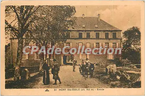 Ansichtskarte AK Mont St Odile (alt 763 m) Entree