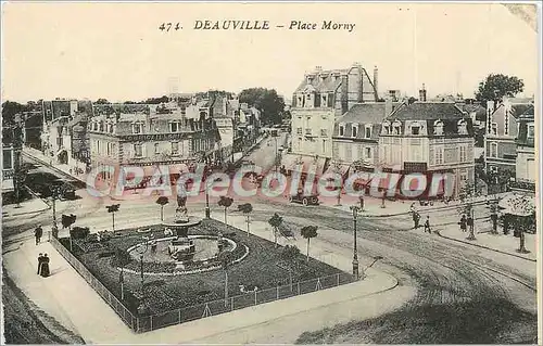 Cartes postales Deauville Place Morny