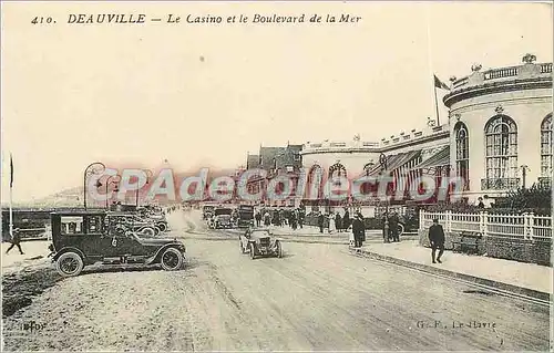 Cartes postales Deauville Le Casino et le Boulevard de la Mer