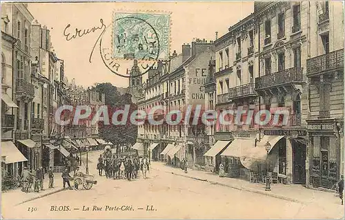 Cartes postales Blois la rue Porte Cote