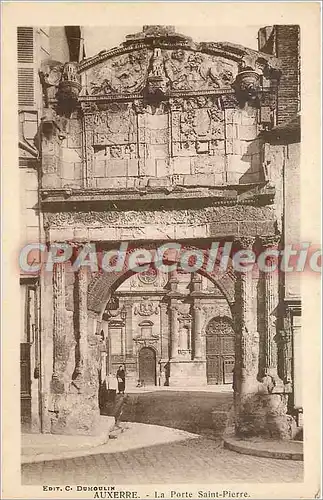 Ansichtskarte AK Auxerre la Porte Saint Pierre