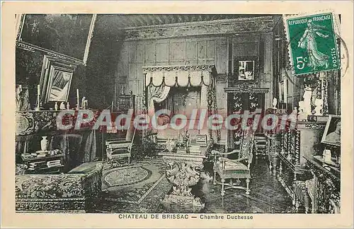 Cartes postales Chateau de Brissac Chambre Duchesse