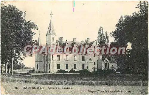 Ansichtskarte AK Feneu (M et L) Chateau de Monrioux