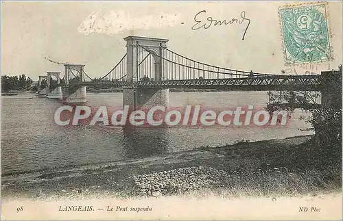 Cartes postales Langeais le Pont suspendu