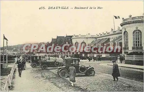 Cartes postales Deauville Boulevard de la Mer