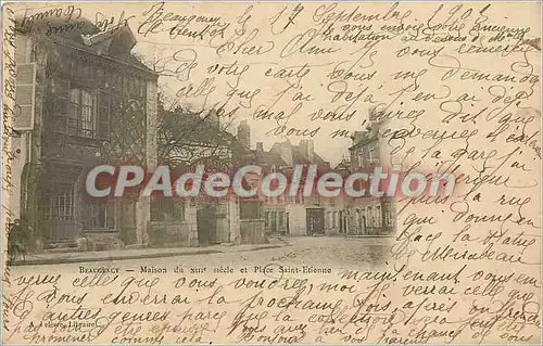 Cartes postales Beaugency Maison de XIIIe s et Place Saint Etienne